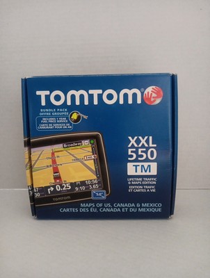 TomTom XXL 550 Navigation System Traffic & Map US 5'' Touchscreen Bundle Works