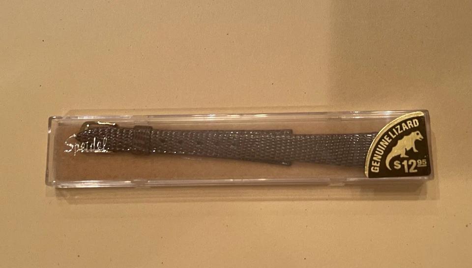 Speidel 13mm Gator Lizard Genuine Leather Watch Strap Band - Image 3 of 4