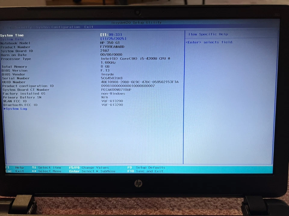 Notebook HP 350 G1 Intel Core i5 - Bild 3 von 4