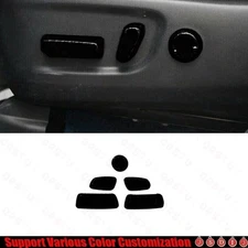 2020-2024 For Toyota Highlander Bright Black Seat Adjust Handle Button Cover 5*
