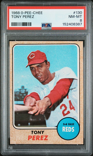 Tony Perez #130 1968 O Pee Chee card