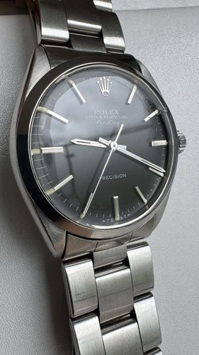 Rolex Oyster Perpetual Air King 5500 Precision 34mm 1981 Vintage Watch