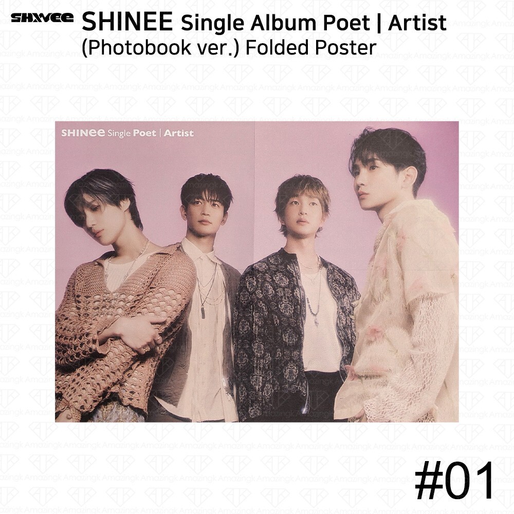 SHINee Single Album Poet│Artist Official Photocard Postcard
