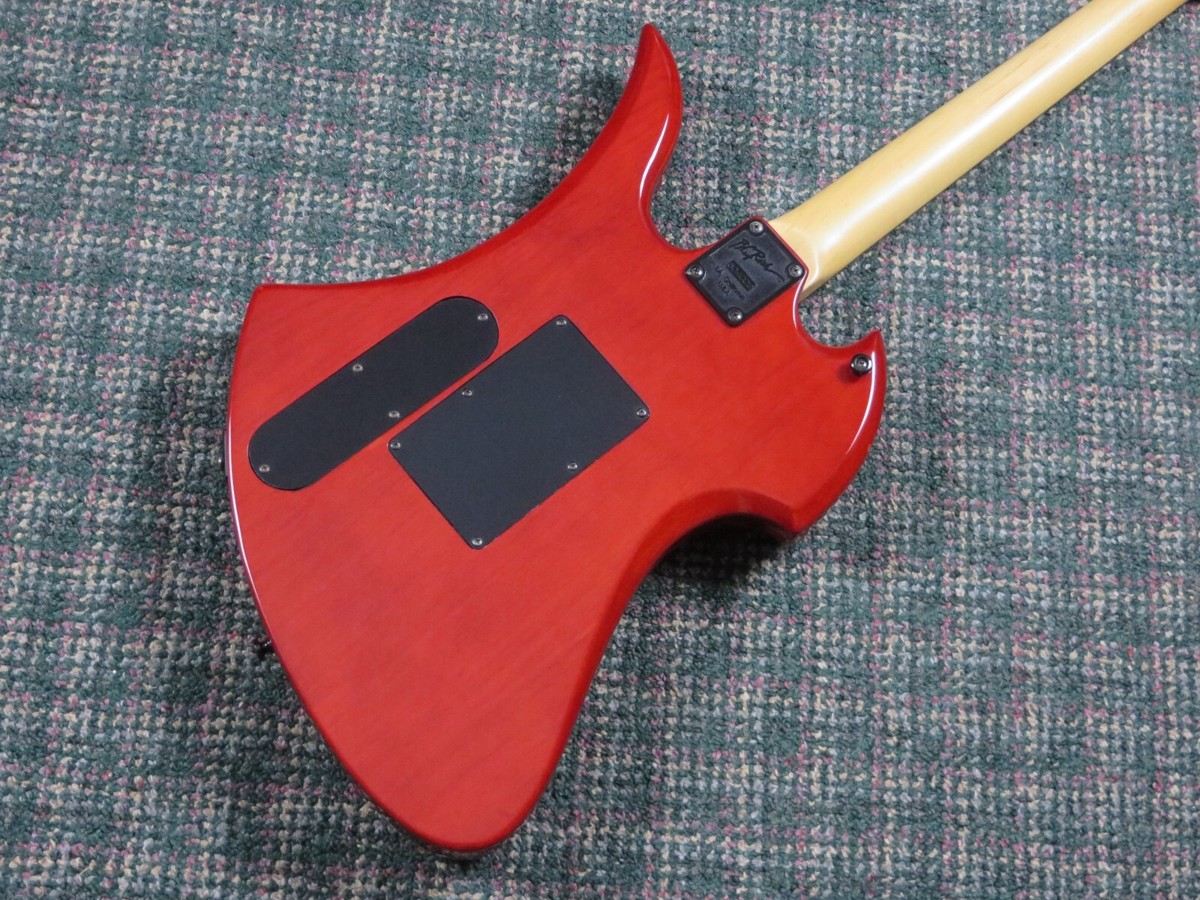 1990s B.C. Rich Japan N.J. Series Mockingbird Trans Red! w 1990s B.C. Rich Japan N.J. Series Mockingbird Trans Red! w