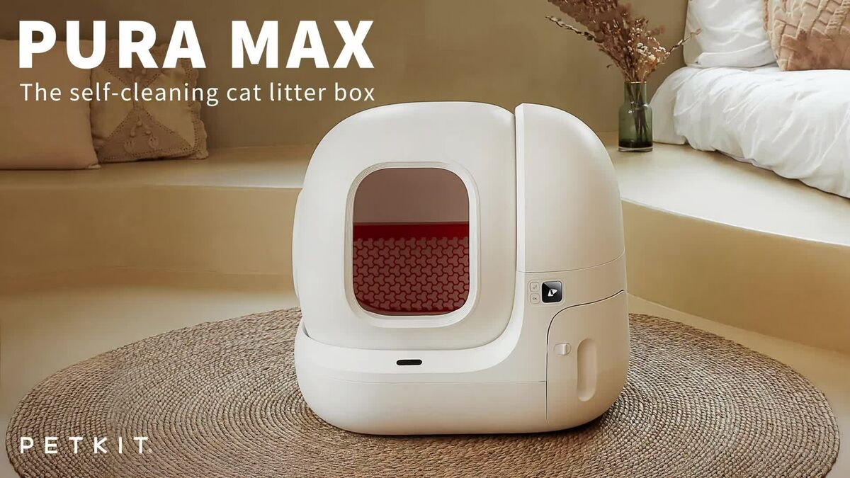 PETKIT PuraMAX Self-Cleaning Cat Litter Box App space 76L w PETKIT PuraMAX Self-Cleaning Cat Litter Box App space 76L w