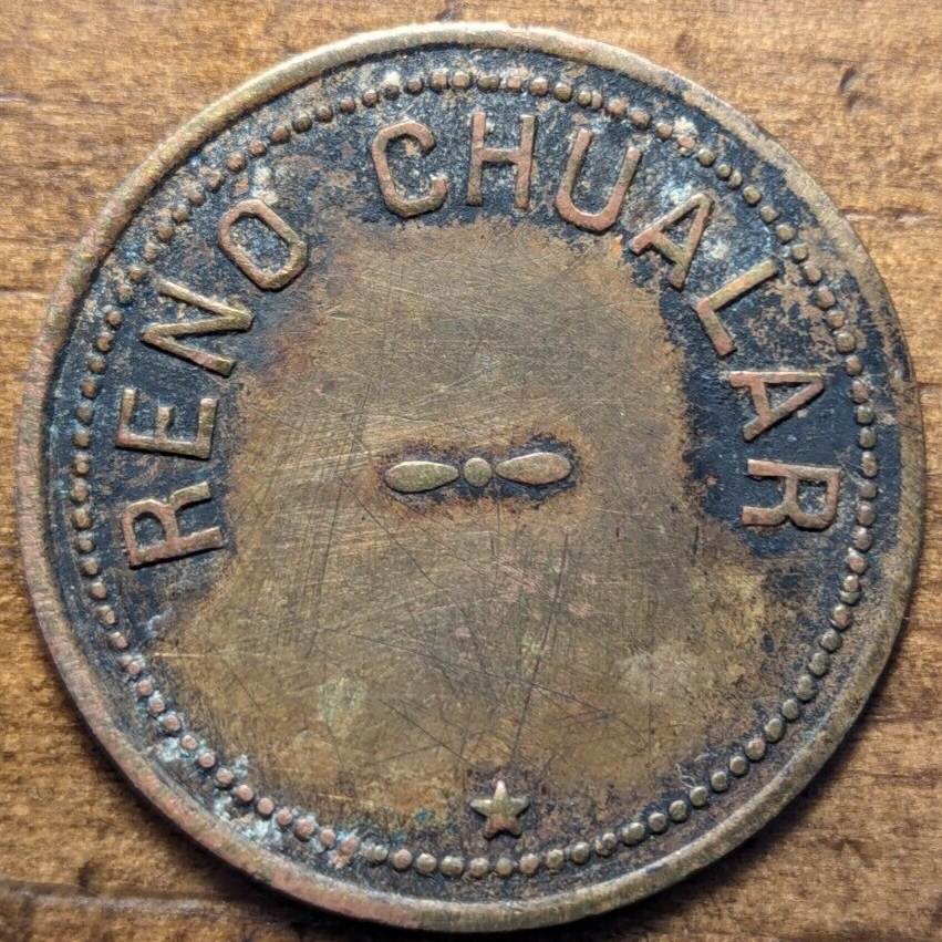Chualar, California CA Reno Chualar Rain Check 50¢ Bar Rare Trade Token