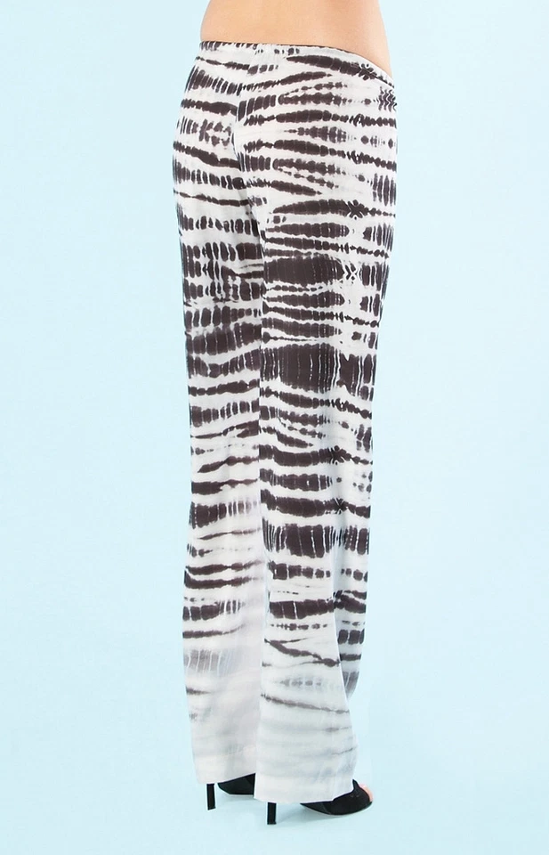 Hale Bob Relaxed Drawstring Crepe Tie Dye Pants XS NWT 5FSR8224 - Imagem 4 de 4