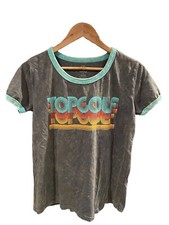 Top Golf T Shirt 100 Cotton Gray Womens Size Small EUC