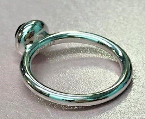 PANDORA | GOODBYE KISS SMOOTH ONYX CABOCHON RING ✪NEW✪ 190608O RETIRED RARE 925 - Picture 5 of 11
