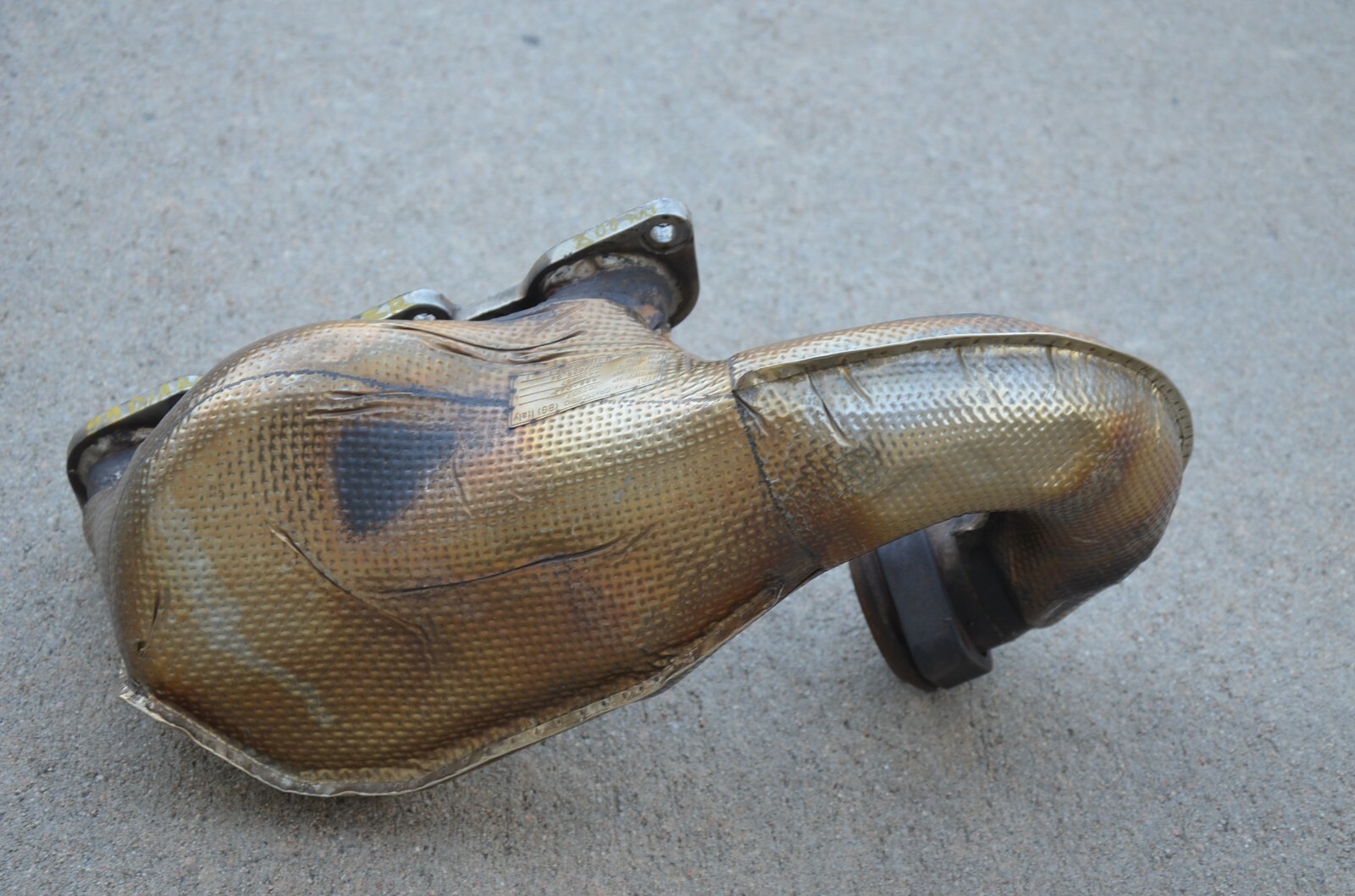 95-01 LAMBORGHINI DIABLO RIGHT REAR INSULATED EXHAUST MANIFOLD 004435457CB N2