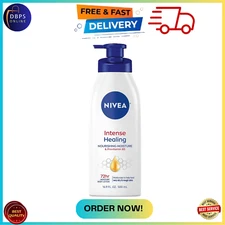 NIVEA Intense Healing Body Lotion 72 Hr Moisture for Dry to Very Dry Skin 16.9oz