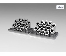 1:25 Organ Speaker Style Speakers Set Of Two. Comes Chromed