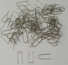 100x Silber SCHMUCK DISPLAY BEFESTIGUNGEN PIN U-Pin U Pins UPin Juwelierstand