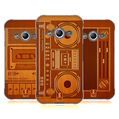 HEAD CASE DESIGNS WOODEN GADGET SOFT GEL CASE FOR SAMSUNG PHONES 4