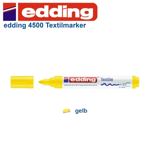 Edding 4500 Textilmarker Textil Marker Stift T-Shirt Stoff - Bild 8 von 17