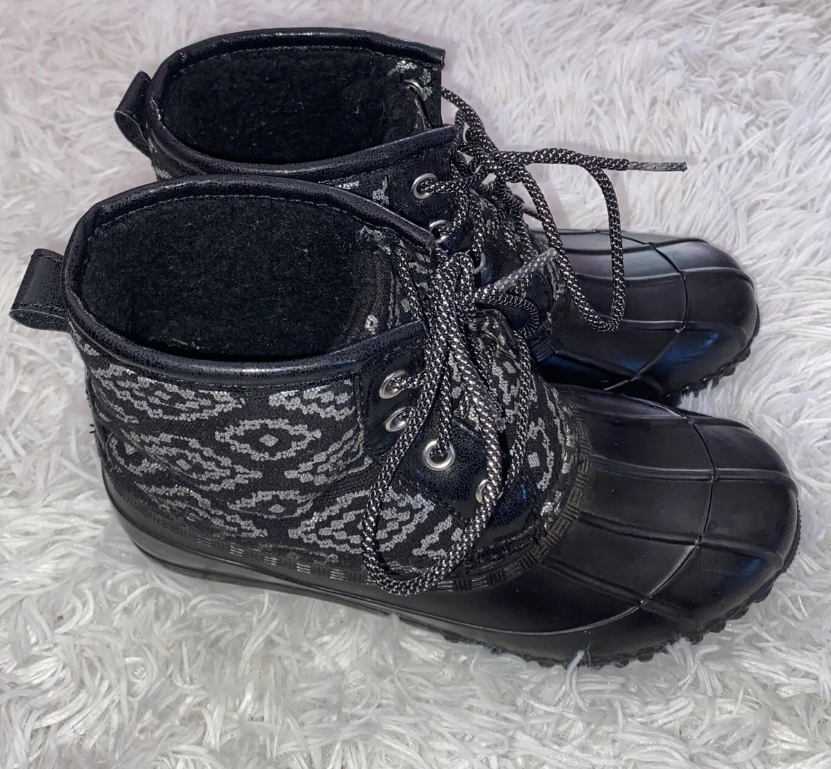 Justice duck hotsell boots