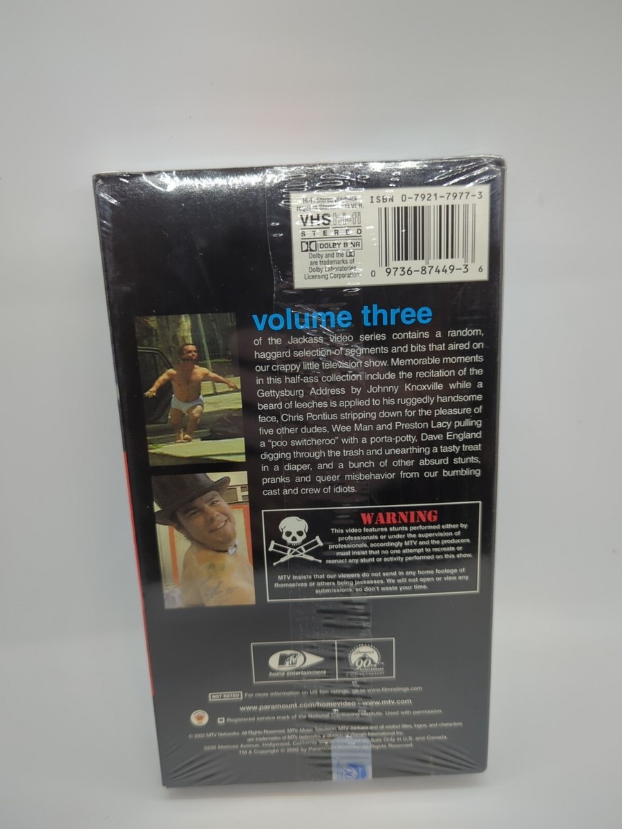 その他 Mtv Jackass 3 [VHS] Jackass - Vol. 3 (VHS, 2002) for sale online | eBay