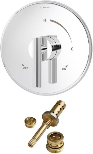 Symmons S-3500-CYL-B-TRM Dia Temptrol Shower Valve Trim in Polished Chrome