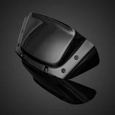 Black 8" Windshield Windscreen w/Brackets For Harley Street Glide FLHX/I 2024-up