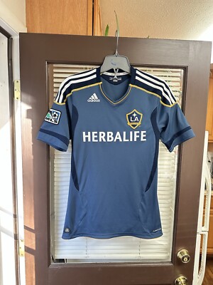 Authentic LA Galaxy 2011 adidas Away MLS Football Soccer Jersey
