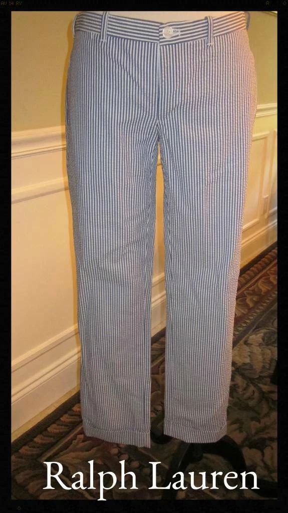 Ralph Lauren Womens Capri Pants Fabric Sz 4