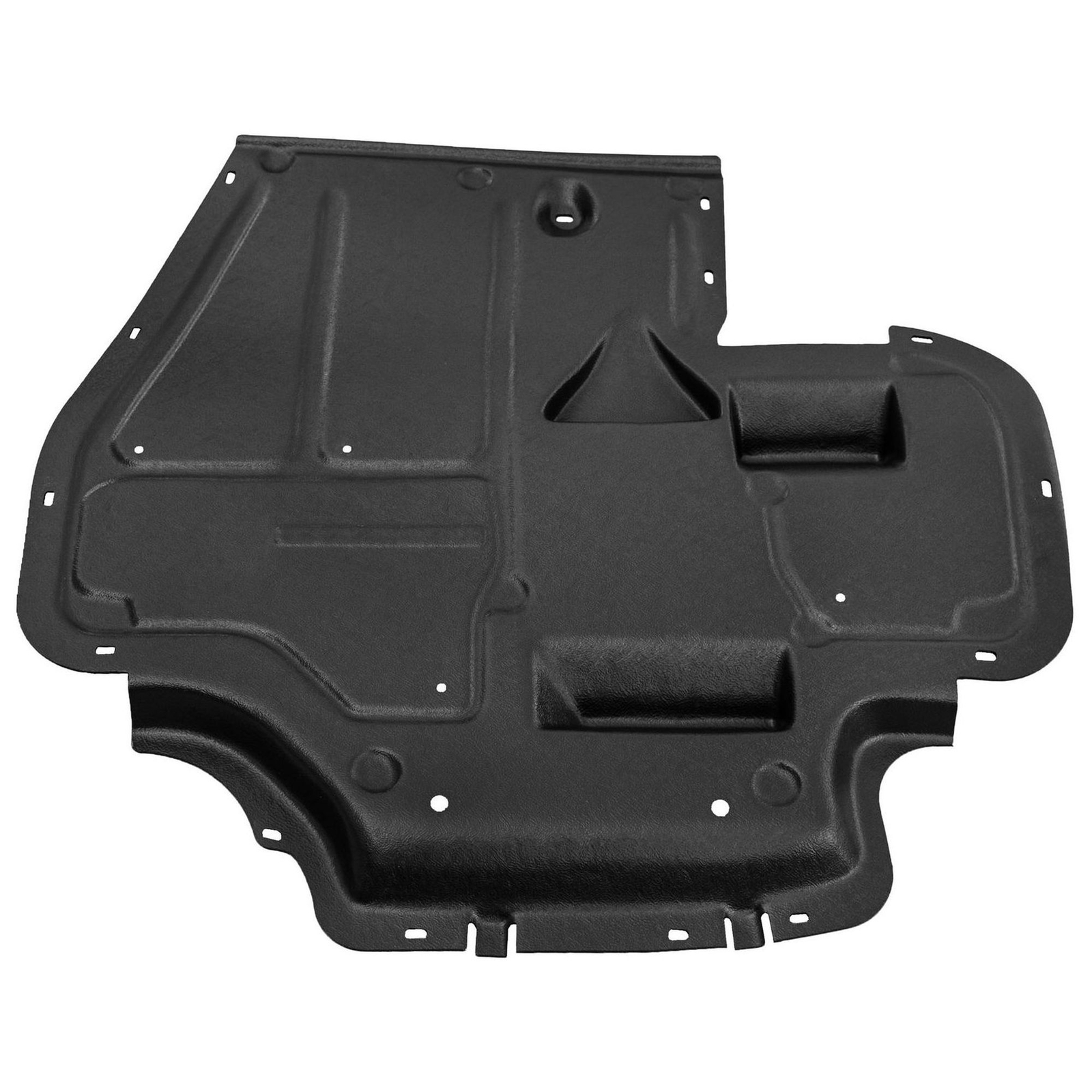 Couverture moteur pour Volkswagen Polo III 2000-2001 en plastique HDPE noir protection sous carter