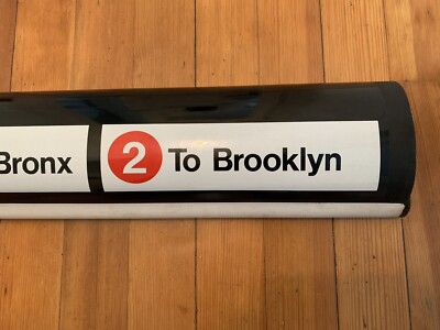 【NY EAST 180\" STREET】バス、地下鉄サインロール New York Subway East 180 Street Sign – Transit Gifts