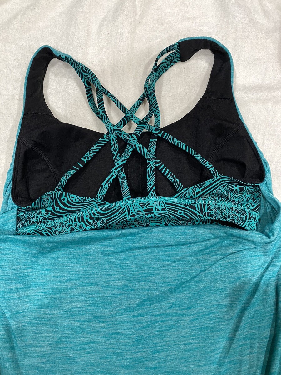 NWT LULULEMON Free To Be Serene 2-in-1 Bra Tank Strappy Back NWT LULULEMON Free To Be Serene 2-in-1 Bra Tank Strappy Back