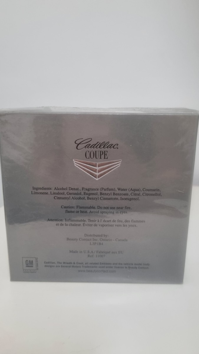 Cadillac Coupe By Cadillac EDT Oz 100 ml new sealed box