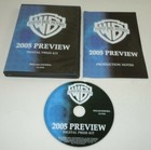 Warner Bros 2005 Movie Digital Press Kit CD Batman Begins Harry Potter Syriana