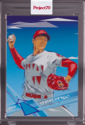Shohei Ohtani Angels 2017 Topps Rookie 2021 PROJECT 70 385 Art by Naturel w/ Box