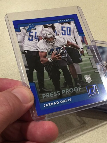 Lot of 10 Detroit Lions: Barry Sanders+Calvin Johnson+Jarrad Davis PRESS PROOF - Picture 9 of 12