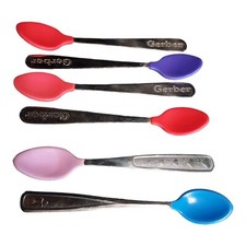 Gerber Soft Spoon Lot of 4 Plus a Munchkin and First Years For Infants