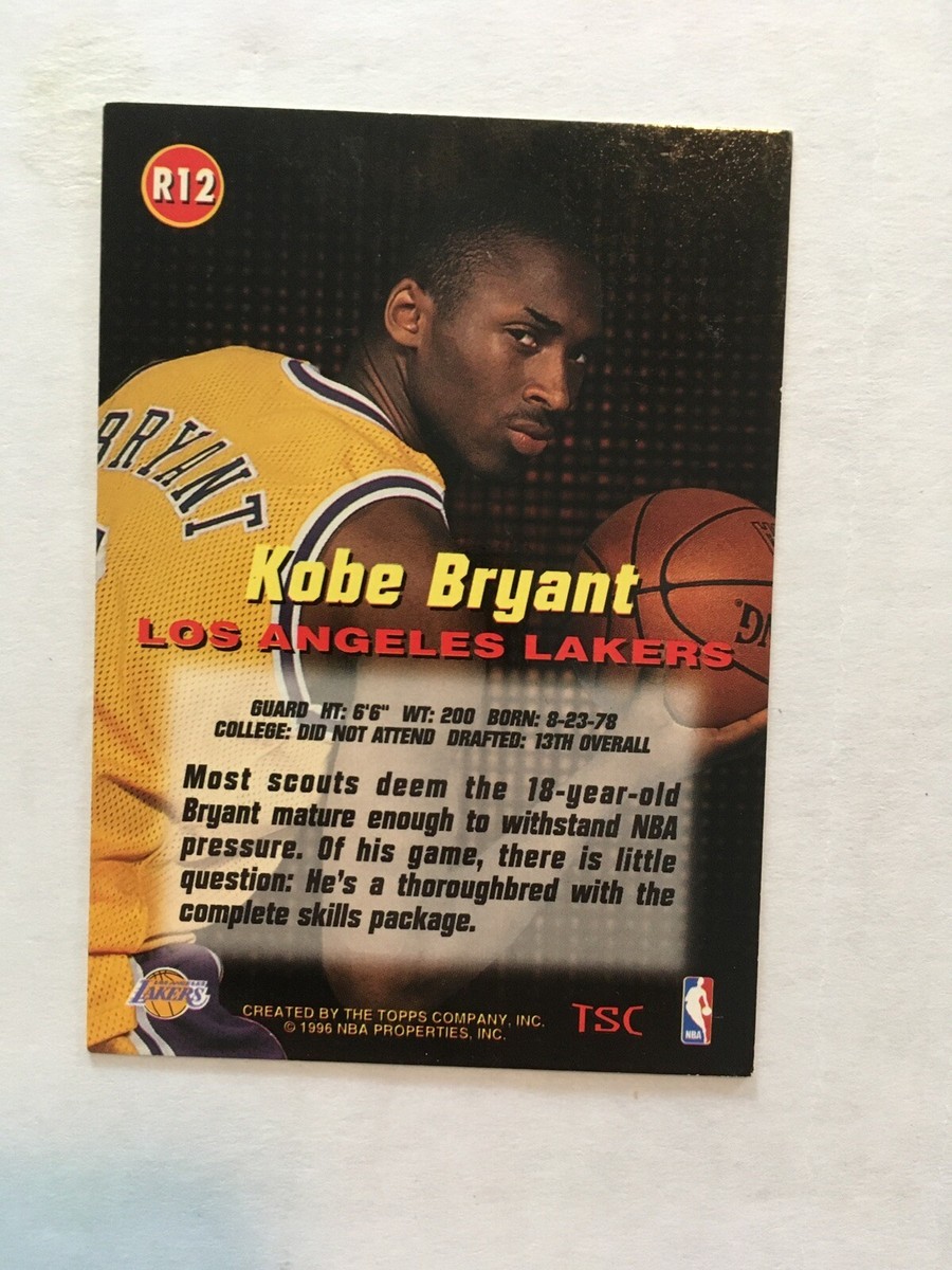 `96 PSA鑑定済 コービー ルーキーKOBE BRYANT RC TOPPS 96 PSA鑑定済 コービー ルーキーKOBE BRYANT RC TOPPS - メルカリ
