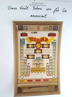 Bally Wulff Herold Vintage Original Slot Machine Promo Photo Letterhead German