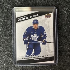 2022-23 Upper Deck Series 2 - 2022-23 Rookie Class #RC-22 Nicholas Abruzzese (RC