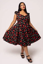 Apple Pie Dress Hell Bunny XL-6XL 16-26 black 50s retro vintage swing apples