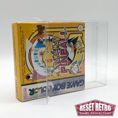Schutzhülle passend für Game Boy Pokemon Pinball OVP Spiel protector Box Folie