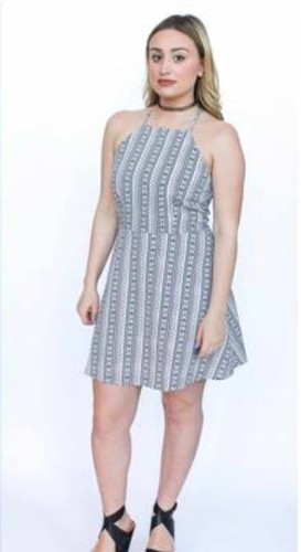 Women Summer Dress, A-Line Crisscross 