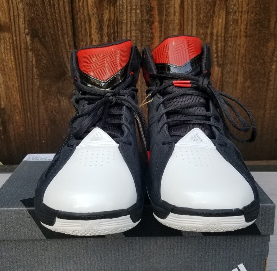 Size 13 - adidas Adizero Rose 1.5 Restomod Black Vivid Red for