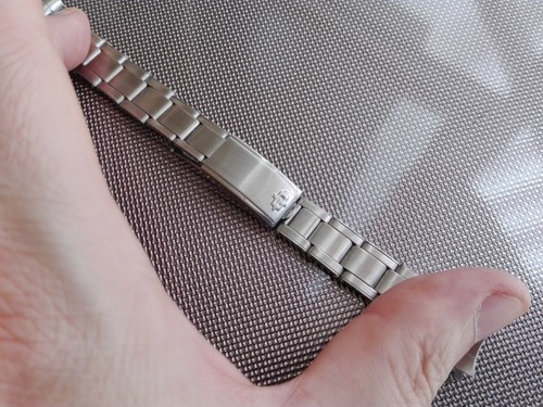 BRACELET RIVETED ELASTIC LORENZ VINTAGE 70's 16 mm (rif.L16A) - Foto 3 di 12