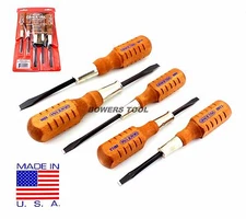 Grace 5pc Screwdriver Set for Browning Gun Care Flat Slotted HG-5 Made in USA