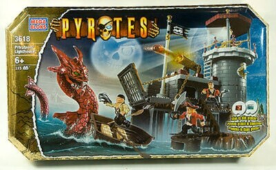 3618 MEGA BLOKS PRIVATEERS' LIGHTHOUSE PYRATES COLLECTION NIB VHTF SEALED