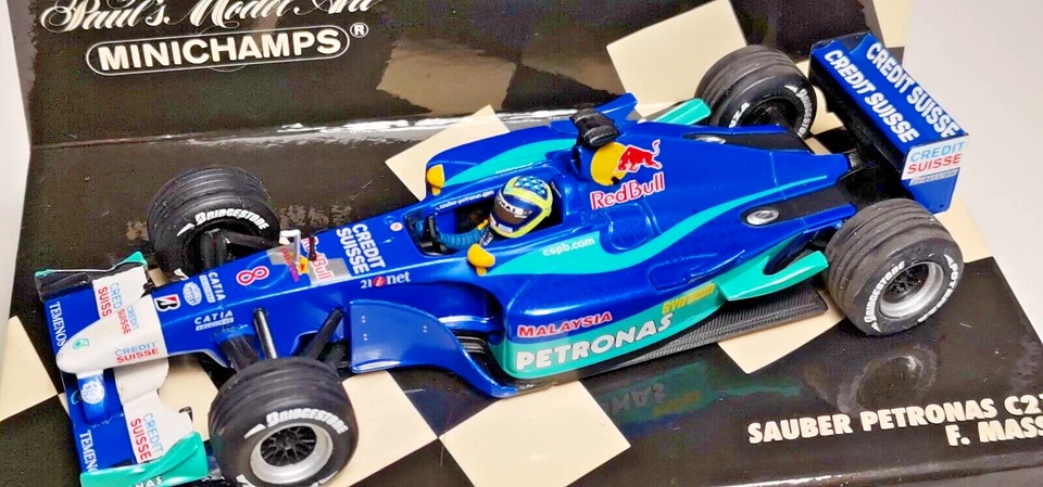 MINICHAMPS no SPARK SAUBER C21 PETRONAS FELIPE MASSA 2002 scala 1/43 - Immagine 2 di 4