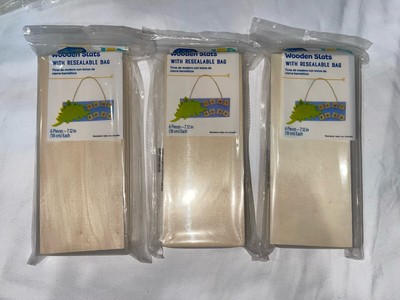 Hello Hobby Wooden Slats Wood 18 Pieces Total Crafts Decoration 7.12 Inches Long
