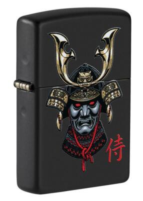 Zippo Windproof Lighter, Japanese Samurai in Helmet, 49259, New In