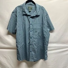 Woolrich Short Sleeve Button Down Short Men's Size XXL