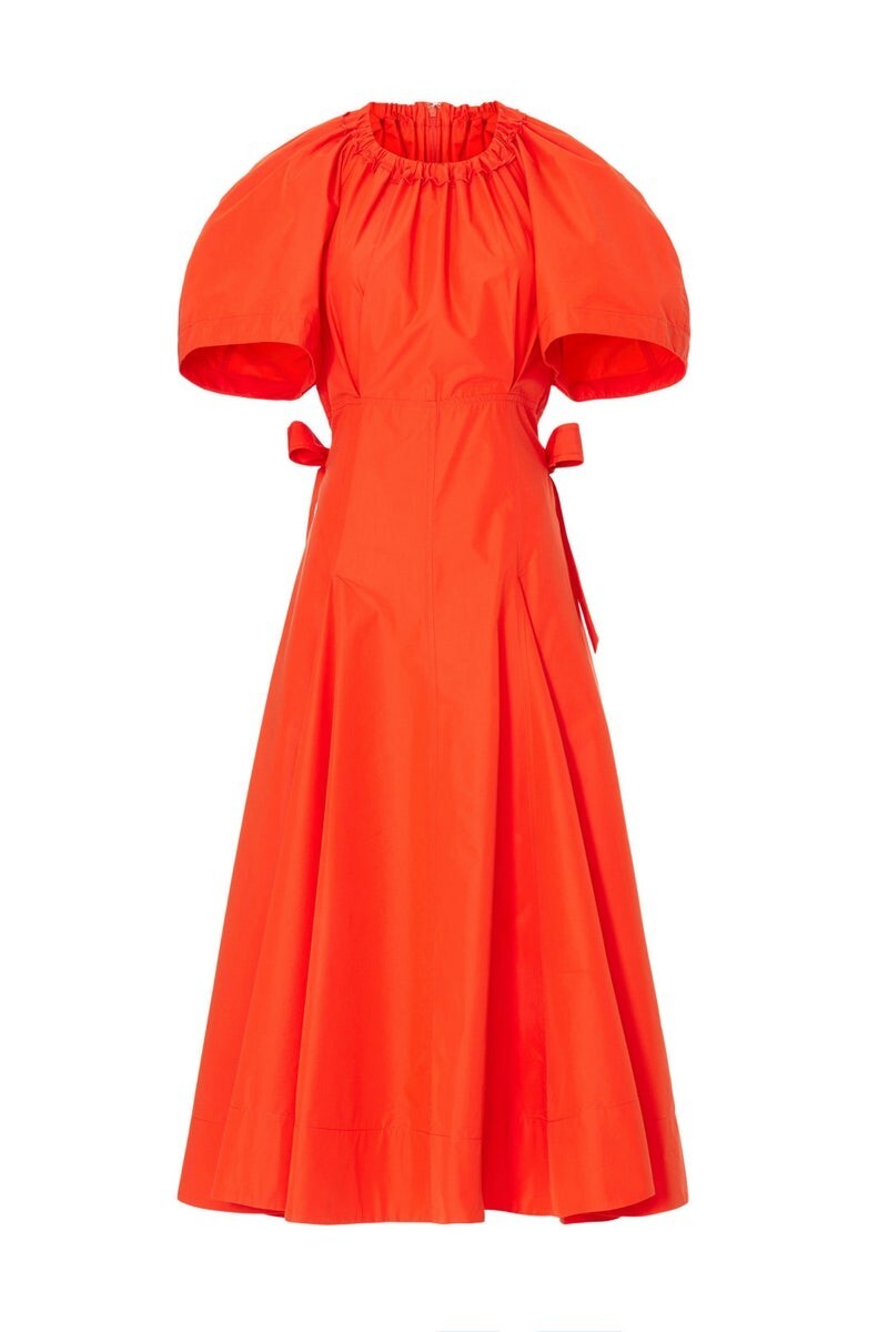 ※はちこ※ 3.1 Phillip Lim LADYBUG ワンピース phillip lim 3.1 Ladybug Poplin Dress Size 6 Orange Red $725