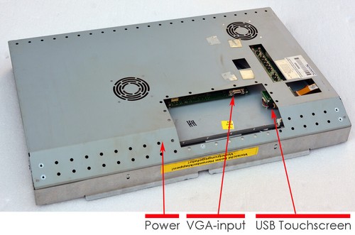 26" 66cm MONITOR OPENFRAME VGA NOVOMATIC 1920x1200 FULL HD 16:10 PANTALLA TÁCTIL М28 - Imagen 4 de 8