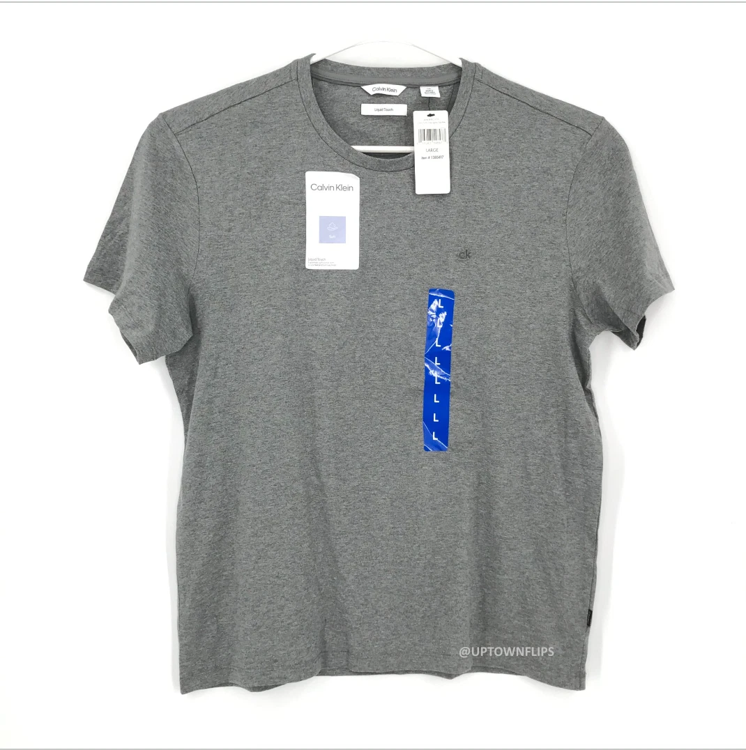 Calvin klein crew neck mens sales